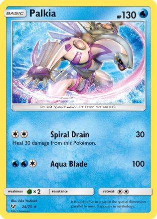 Palkia - 24/73 - Holo Rare - Reverse Holo