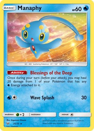 Manaphy - 25/73 - Holo Rare