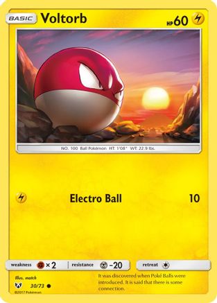 Voltorb - 30/73 - Common - Reverse Holo