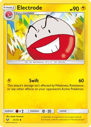 Electrode - 31/73 - Uncommon - Reverse Holo