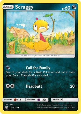 Scraggy - 50/73 - Common