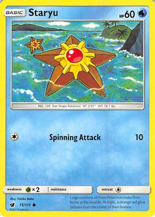 Staryu 015  SM  Crimson Invasion - Common