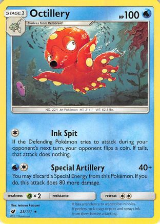 Octillery  SM  Crimson Invasion - Rare