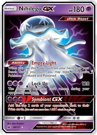 Nihilego GX 049  - Holofoil SM  Crimson Invasion - Ultra Rare