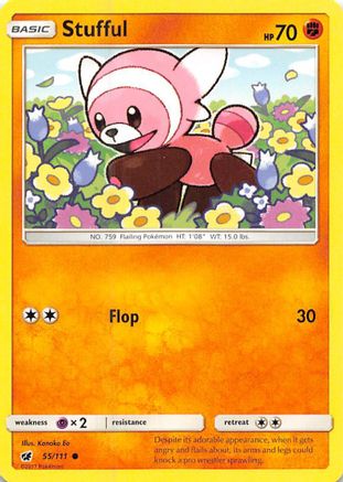 Stufful 055  SM  Crimson Invasion - Common