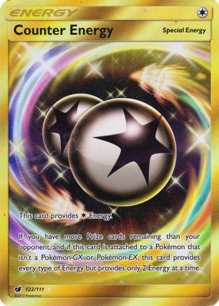 Counter Energy (Secret) 122/111 - SM  Crimson Invasion - Secret Rare