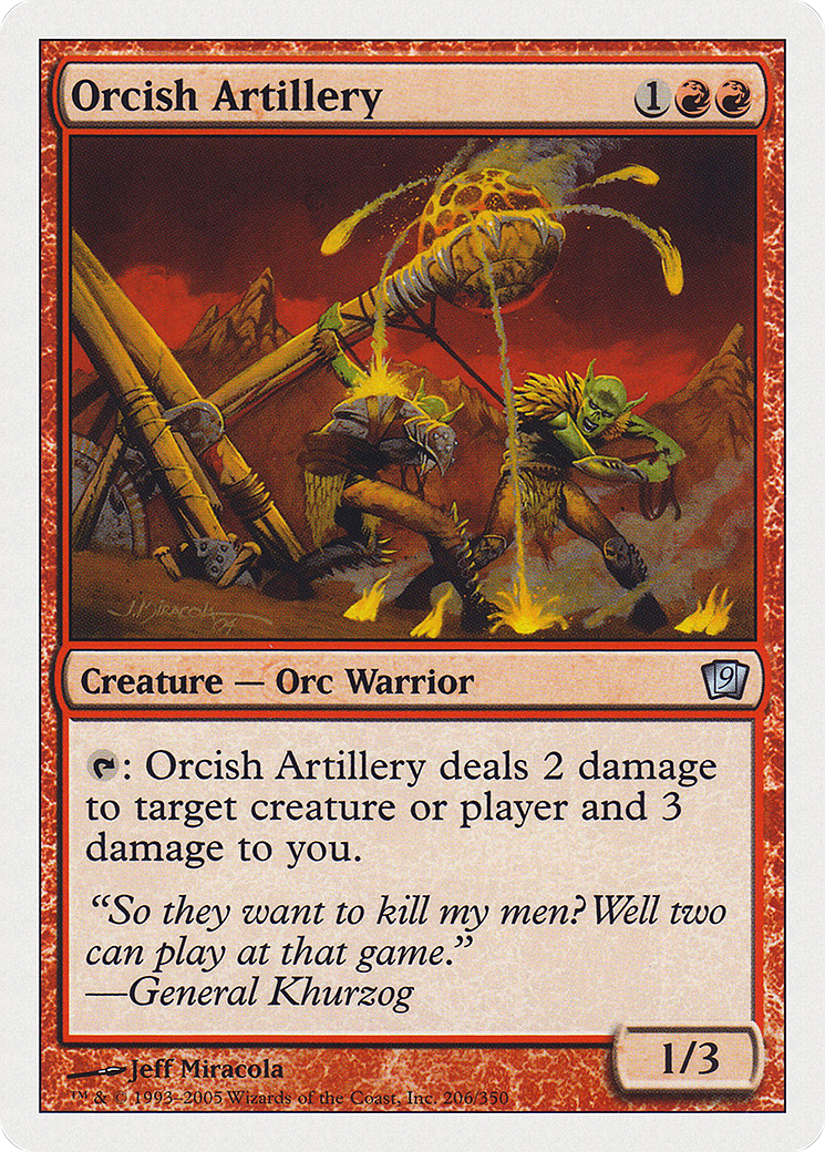 Orcish Artillery (9ED-206)  Foil