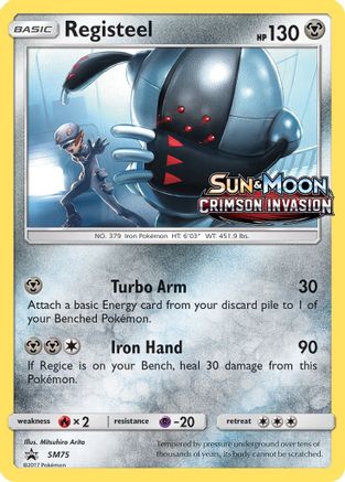 Registeel - SM75 (Prerelease)  - Holofoil SM Promos - Promo