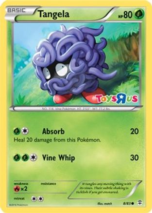 Tangela (Toys R Us Promo) 008/83  - Holofoil Miscellaneous Cards & Products - Promo