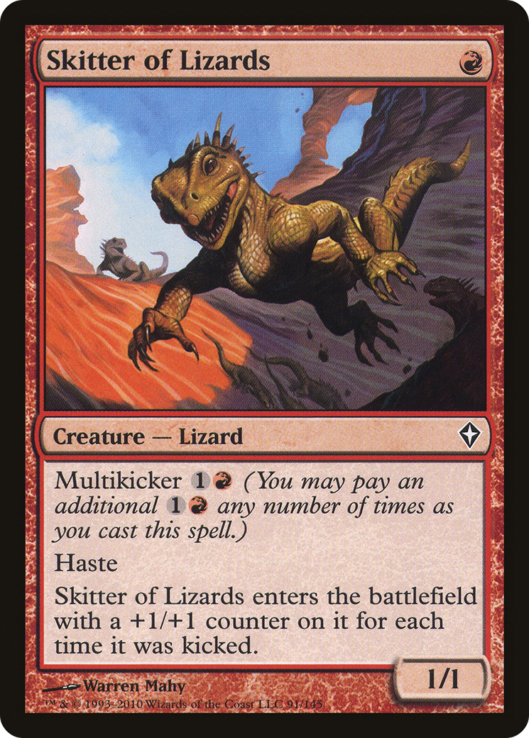 Skitter of Lizards (WWK-091)  Foil
