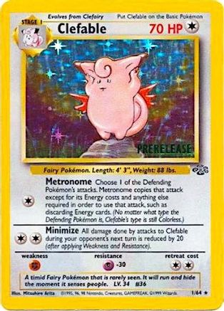 Clefable (Prerelease) - 1 - Promo