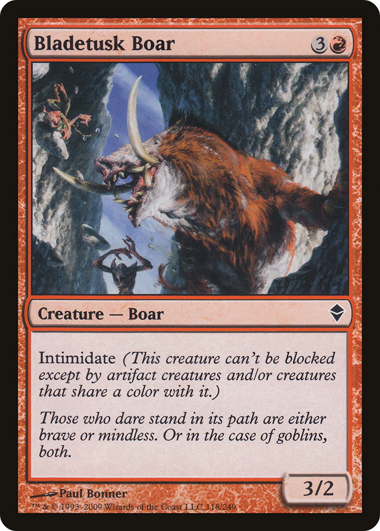 Bladetusk Boar (ZEN-118)  Foil