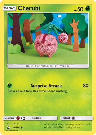Cherubi - 10/156 - Common - Reverse Holo