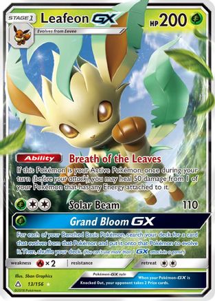 Leafeon GX - 13/156 - Ultra Rare