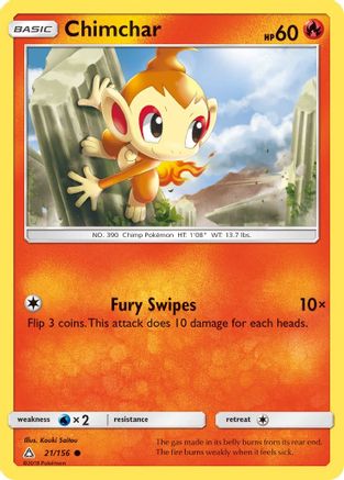 Chimchar (21) - 21/156 - Common