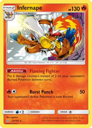 Infernape - 23/156 - Holo Rare