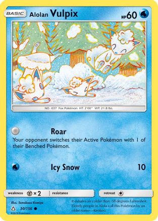 Alolan Vulpix - 30/156 - Common