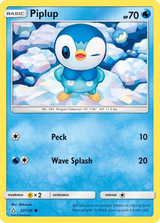 Piplup (32) - 32/156 - Common - Reverse Holo