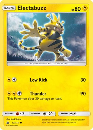 Electabuzz - 43/156 - Common - Reverse Holo