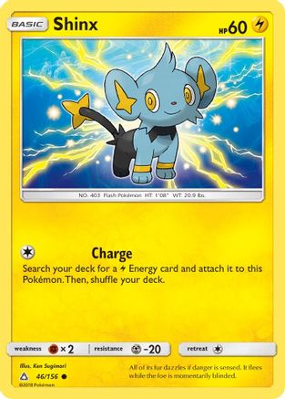 Shinx (46) - 46/156 - Common - Reverse Holo