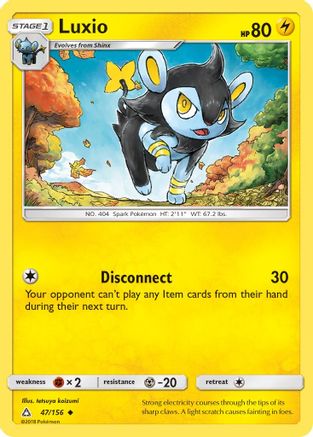 Luxio - 47/156 - Uncommon - Reverse Holo