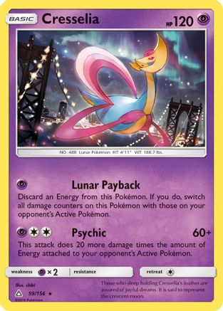Cresselia - 59/156 - Holo Rare