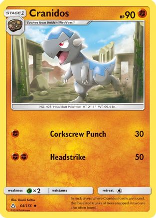 Cranidos - 64/156 - Uncommon