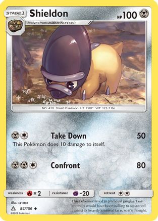 Shieldon - 84/156 - Uncommon - Reverse Holo