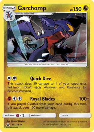 Garchomp - 99/156 - Rare