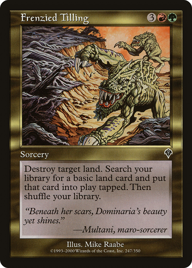 Frenzied Tilling (INV-247)  Foil