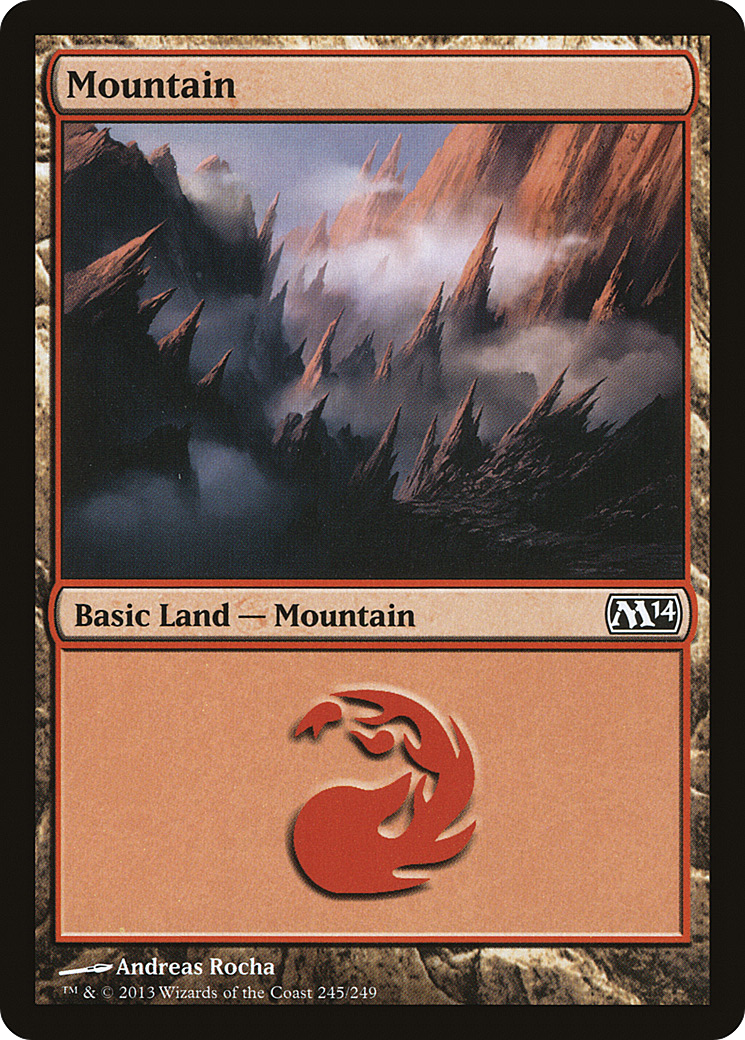 Mountain (M14-245)  Foil