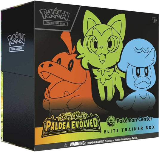 Pokémon Scarlet & Violet - Paldea Evolved Pokémon Center Elite Trainer Box