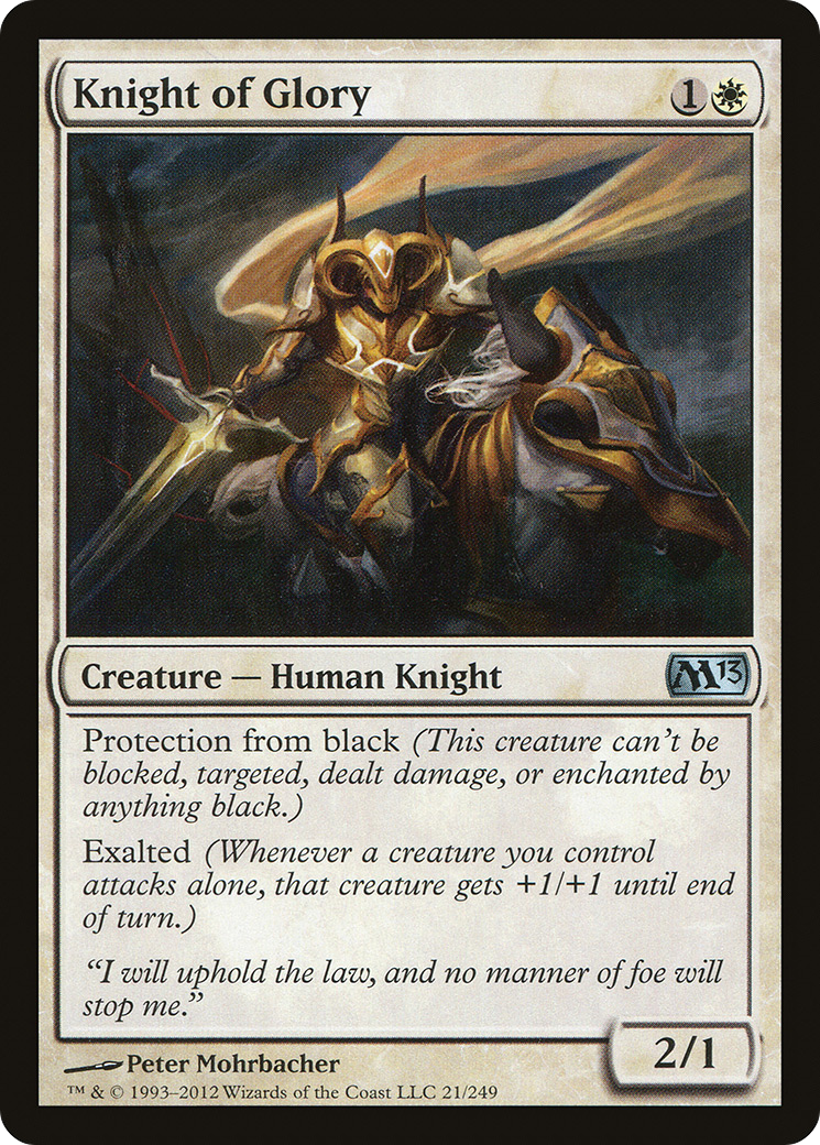 Knight of Glory (M13-021)  Foil
