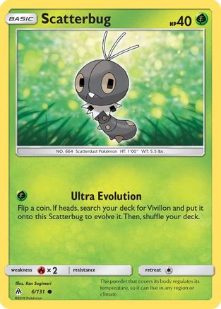 Scatterbug (6) - 6/131 - Common - Reverse Holo