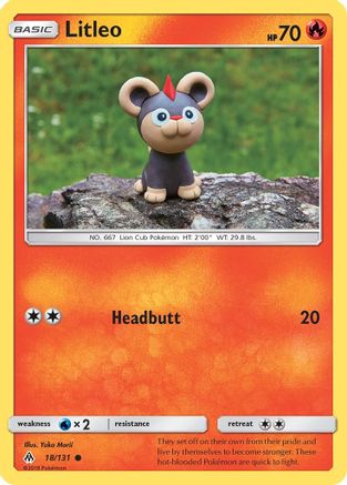 Litleo - 18/131 - Common - Reverse Holo