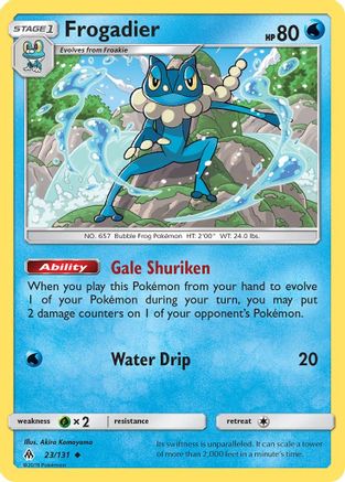 Frogadier - 23/131 - Uncommon - Reverse Holo