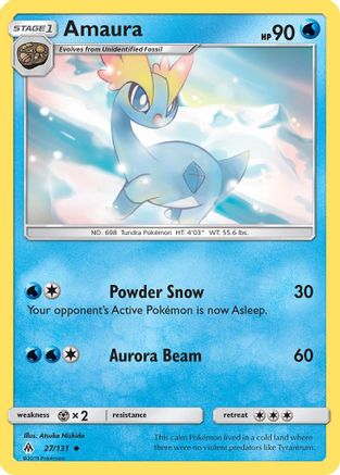 Amaura - 27/131 - Uncommon - Reverse Holo