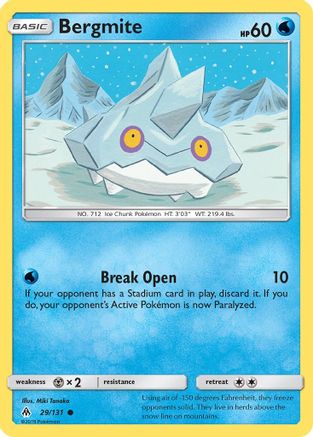 Bergmite - 29/131 - Common - Reverse Holo