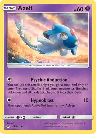 Azelf - 43/131 - Uncommon