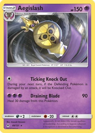 Aegislash - 49/131 - Rare - Reverse Holo