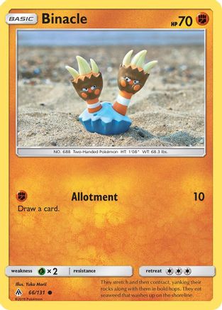 Binacle - 66/131 - Common - Reverse Holo