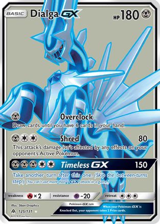 Dialga GX (Full Art) 125/131 - Ultra Rare