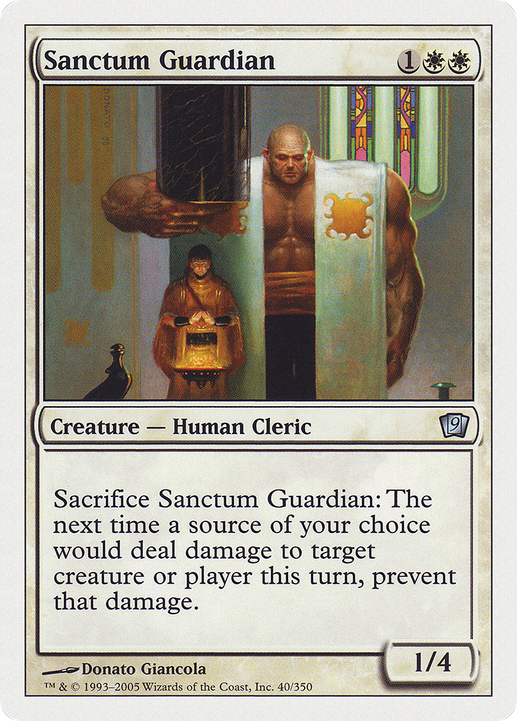 Sanctum Guardian (9ED-040)  Foil
