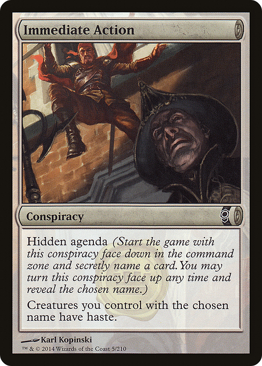 Immediate Action (CNS-005)  Foil