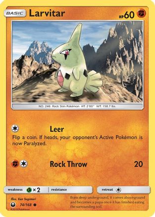 Larvitar - 74/168 - Common
