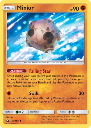 Minior - 83/168 - Uncommon - Reverse Holo