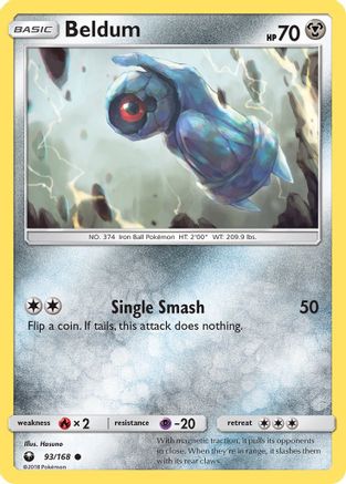 Beldum (93) - 93/168 - Common - Reverse Holo
