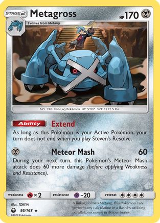 Metagross - 95/168 - Holo Rare - Reverse Holo