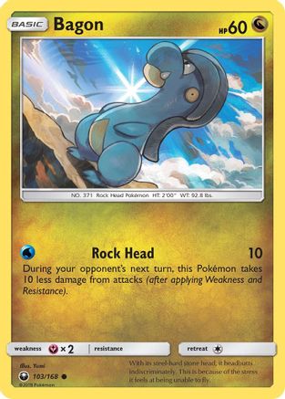 Bagon (103) - 103/168 - Common - Reverse Holo