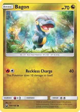 Bagon (104) - 104/168 - Common - Reverse Holo